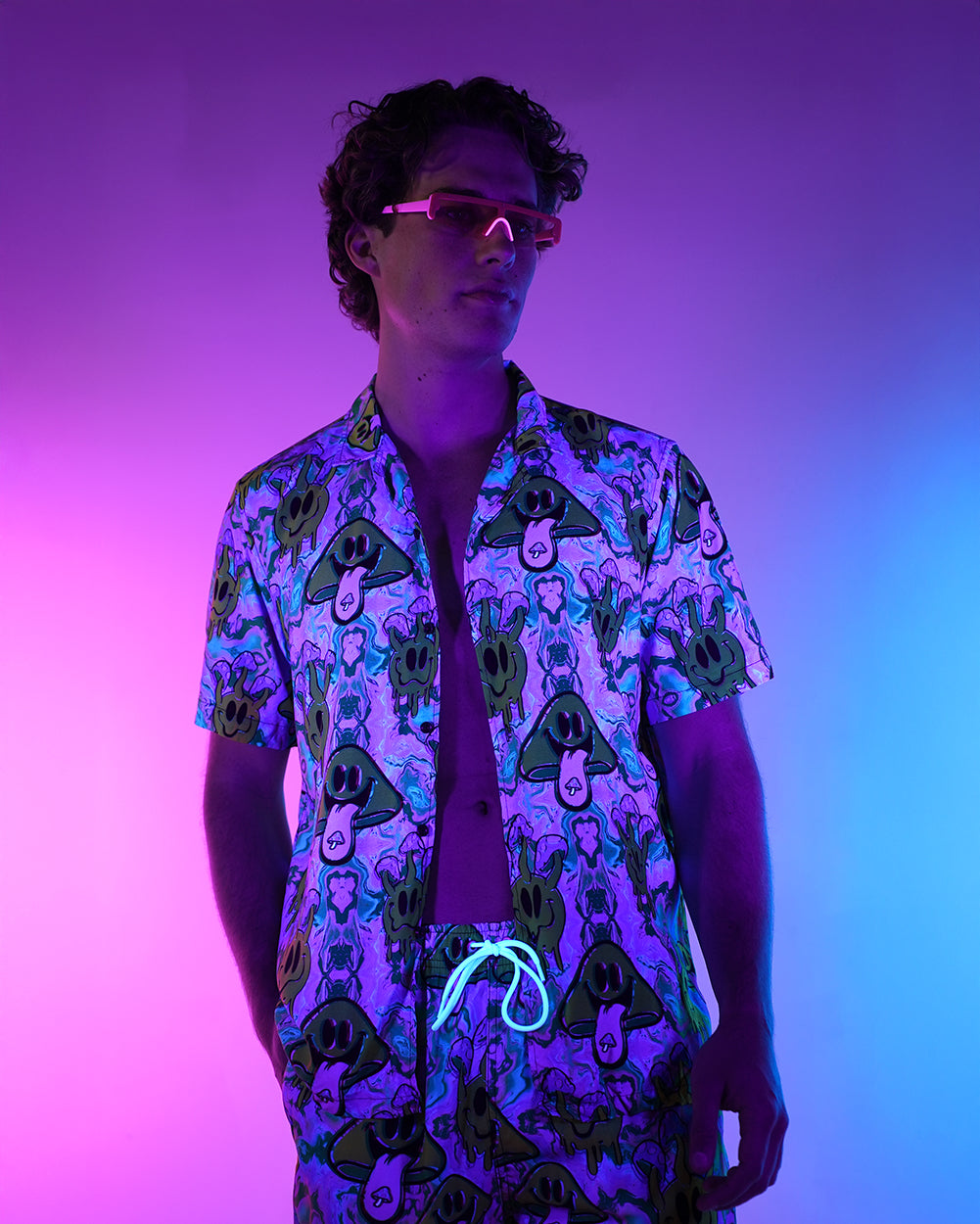 Welcome to Trippyland Camp Shirt-Men