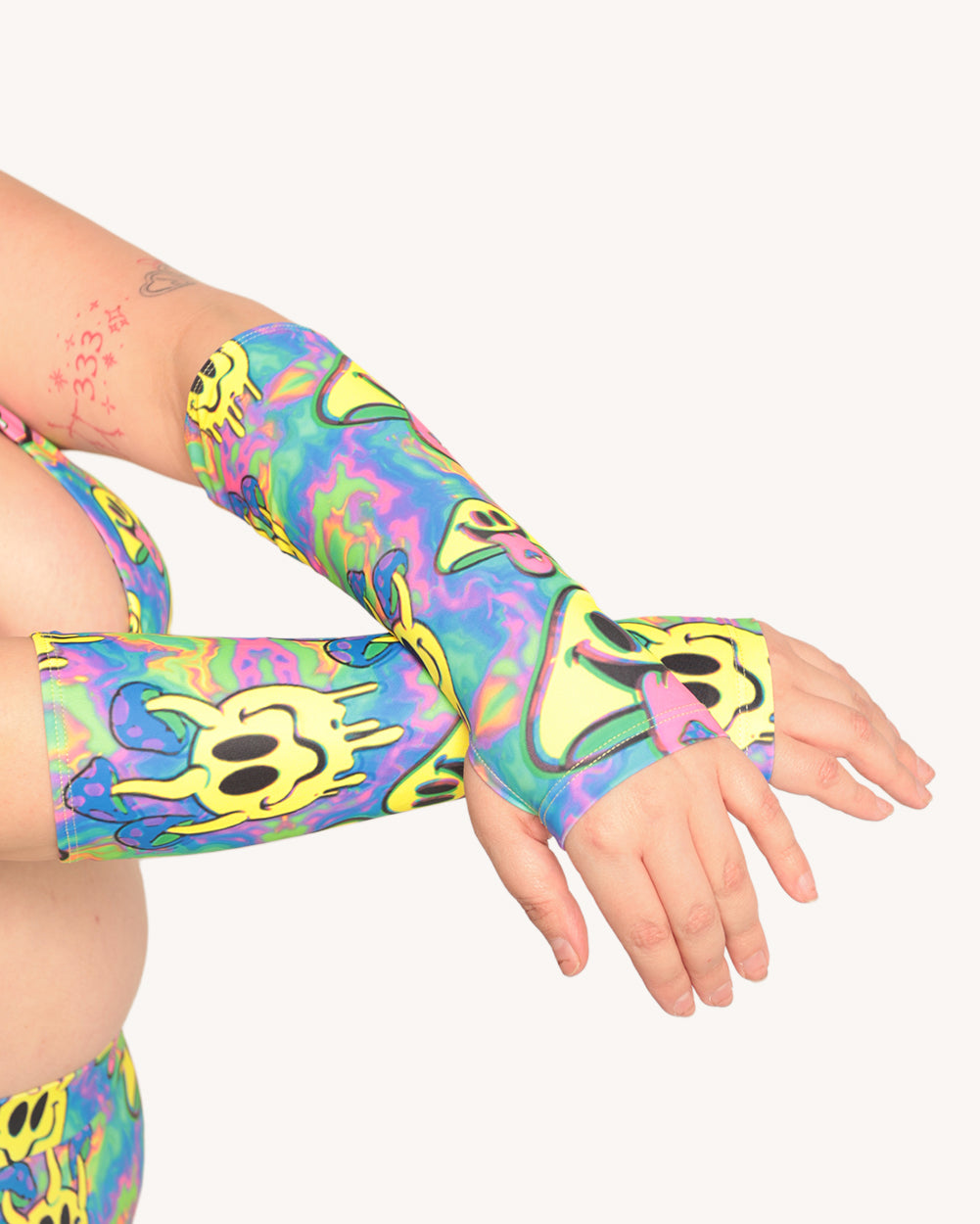 Welcome to Trippyland Halter Top with Sleeves - Image 7