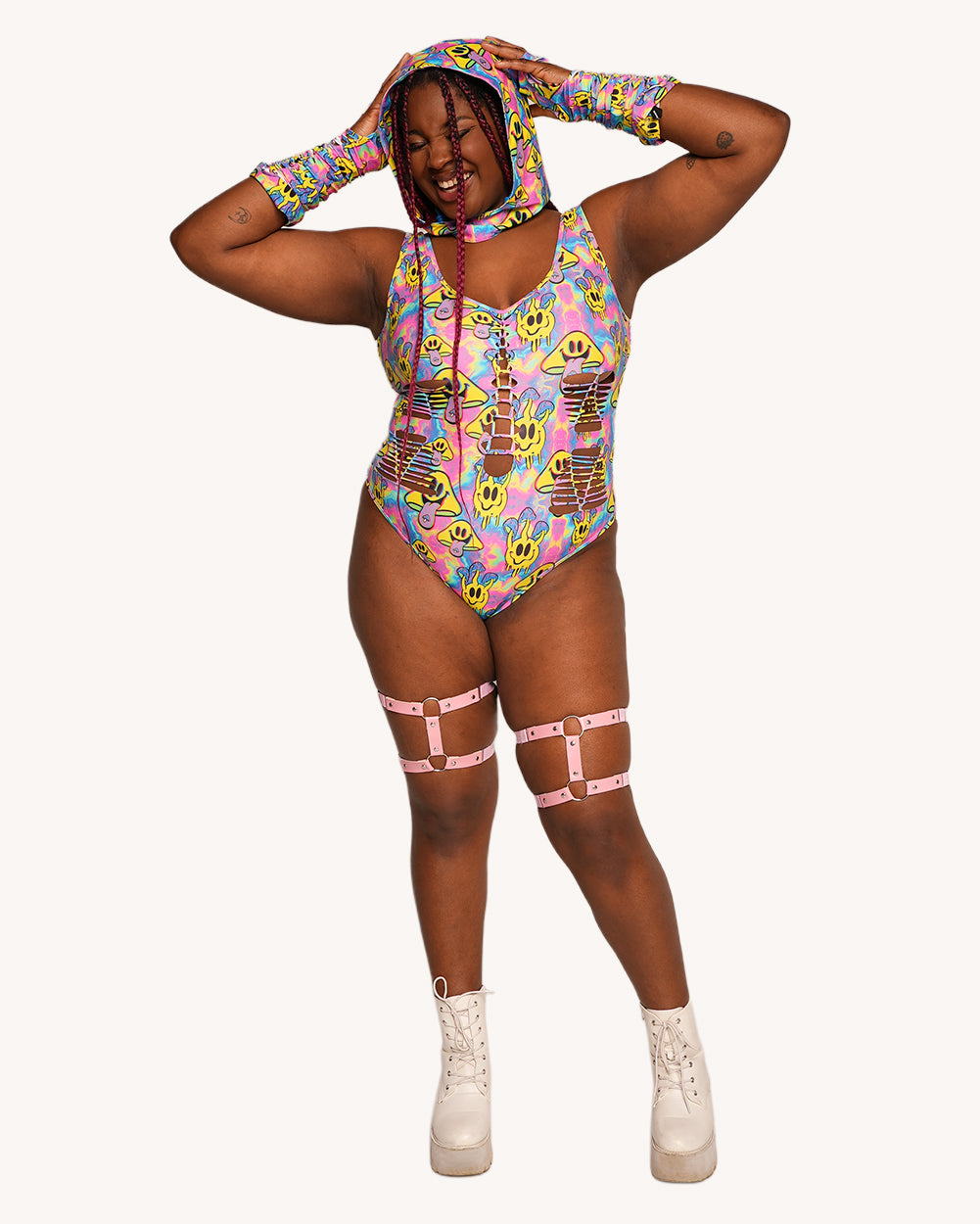 Welcome to Trippyland Bodysuit with Sleeves - Image 10