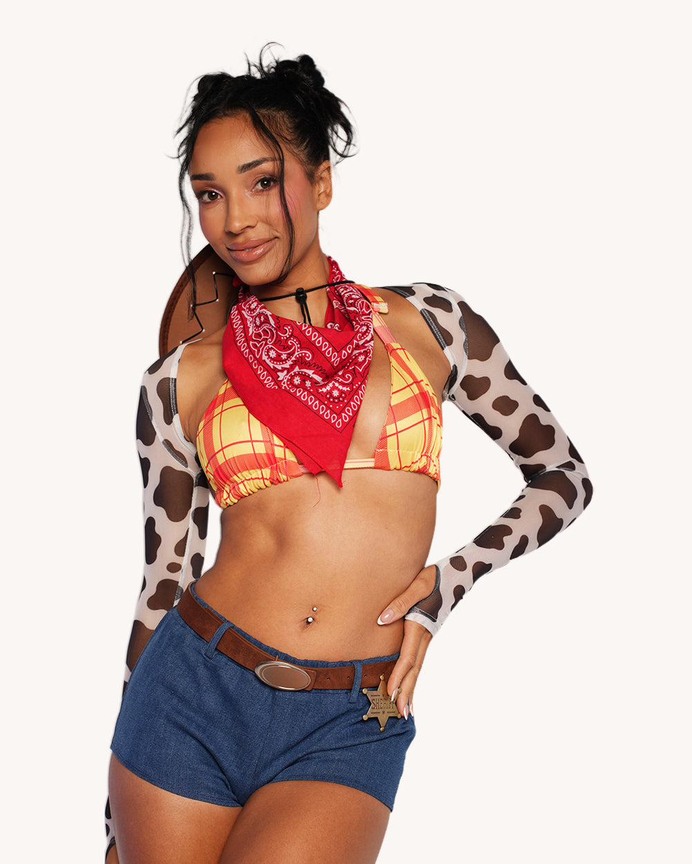 Wild West Cowgirl Costume Set - Image 71065764495543