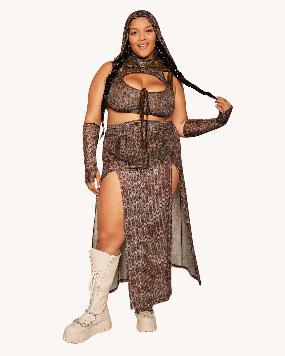 Wildwood Maxi Dress with Sleeves - Image 6