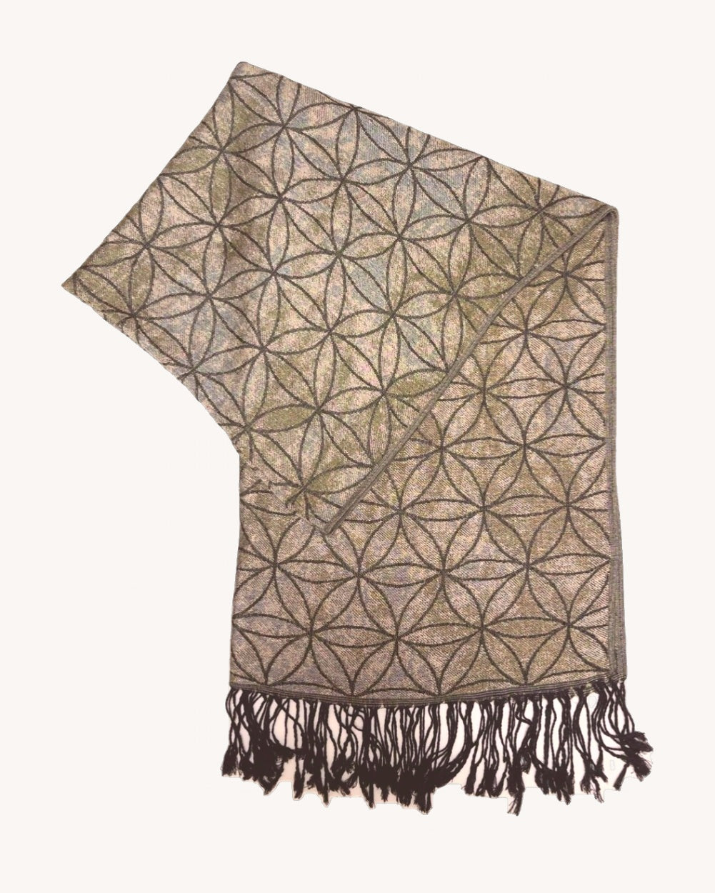 Wildwood Pashmina - Brown - folded