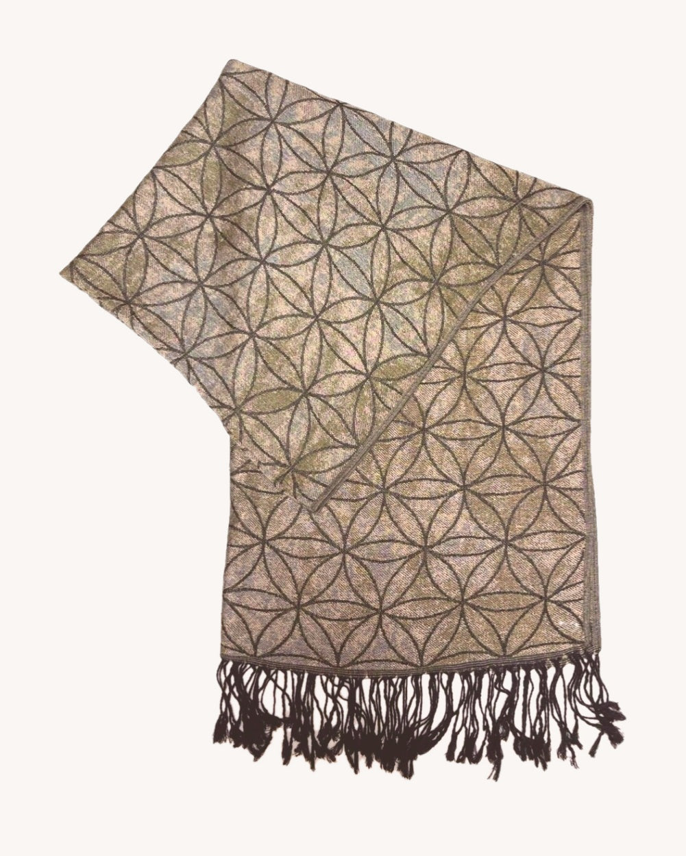 Wildwood Pashmina - Brown - folded