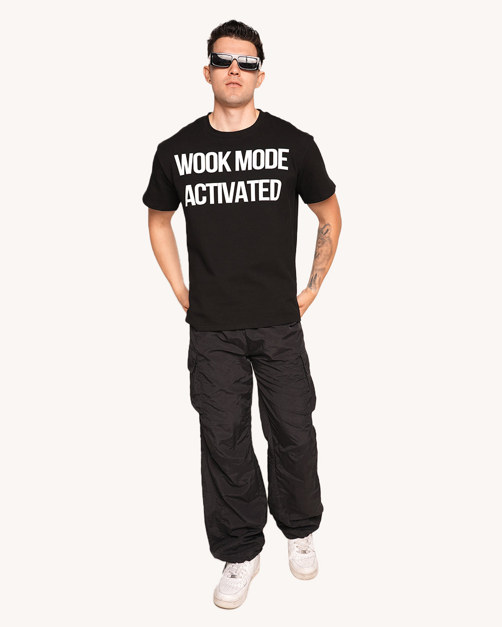 Wook Mode Activated Oversized Tee-Men