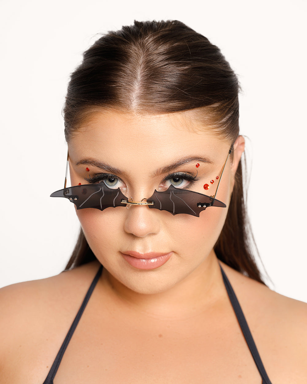 You Make Me Batty Glasses-Black-Curve1-Front--Milani---1X