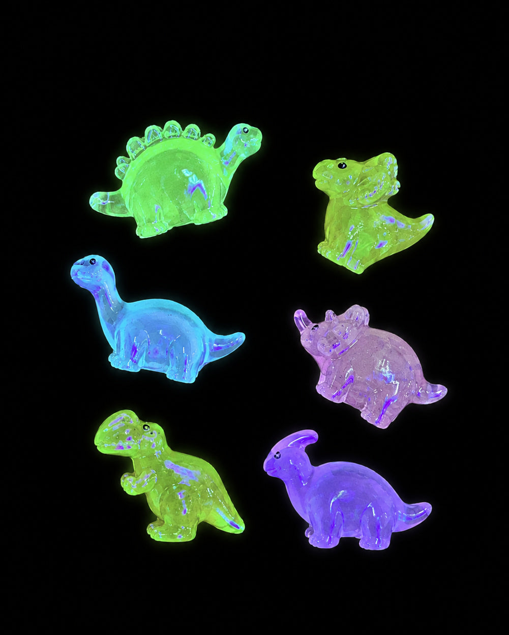 UV Dino Glow Trinket Set - Image 37463018242231