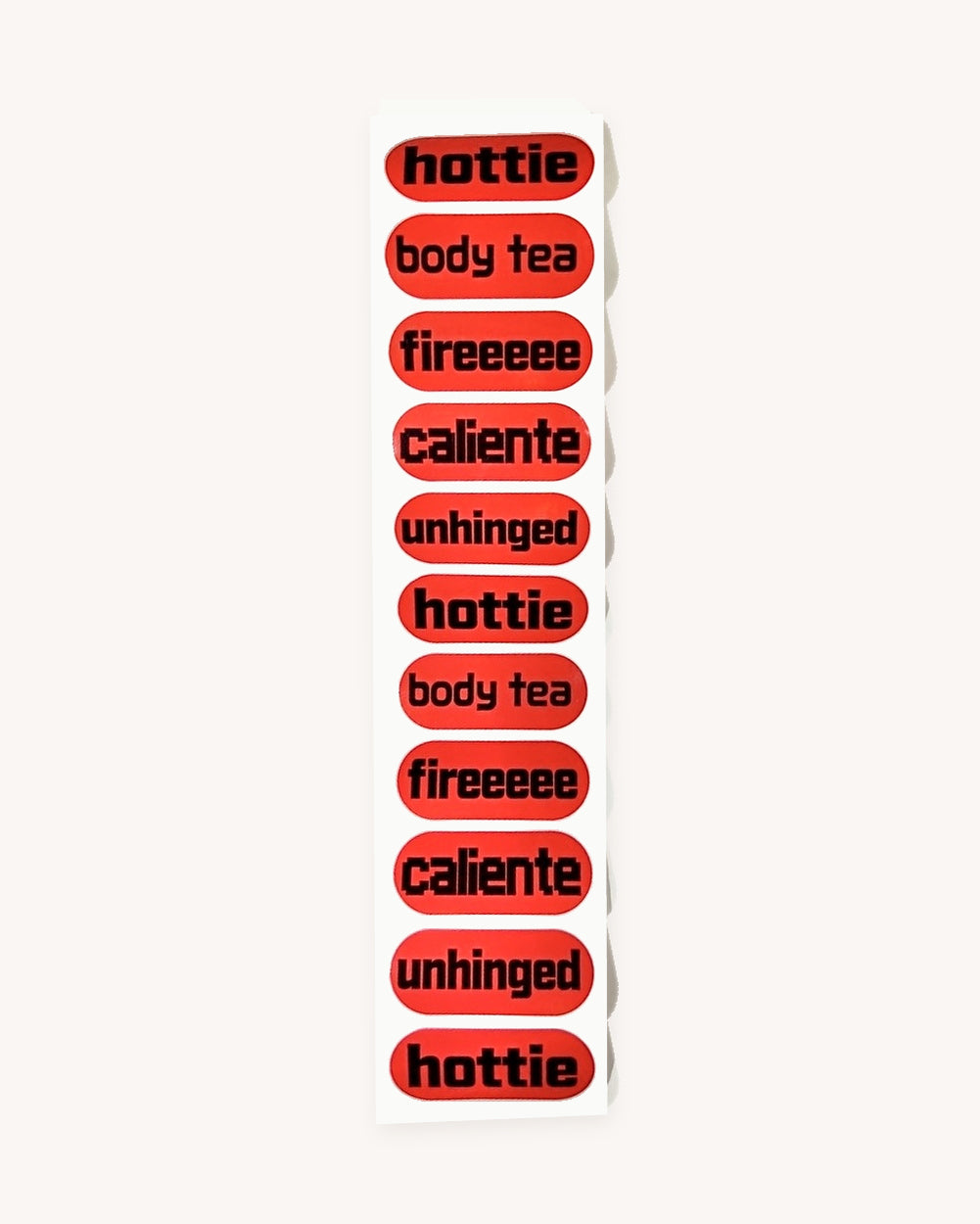 Hot Mess Hotline Sticker Roll - Image 38012600418487