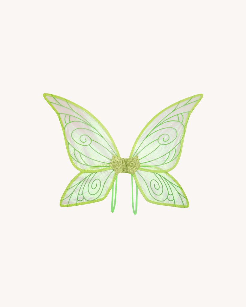 Away with the Fairies Wings-Green-Regular-Front--Model---S