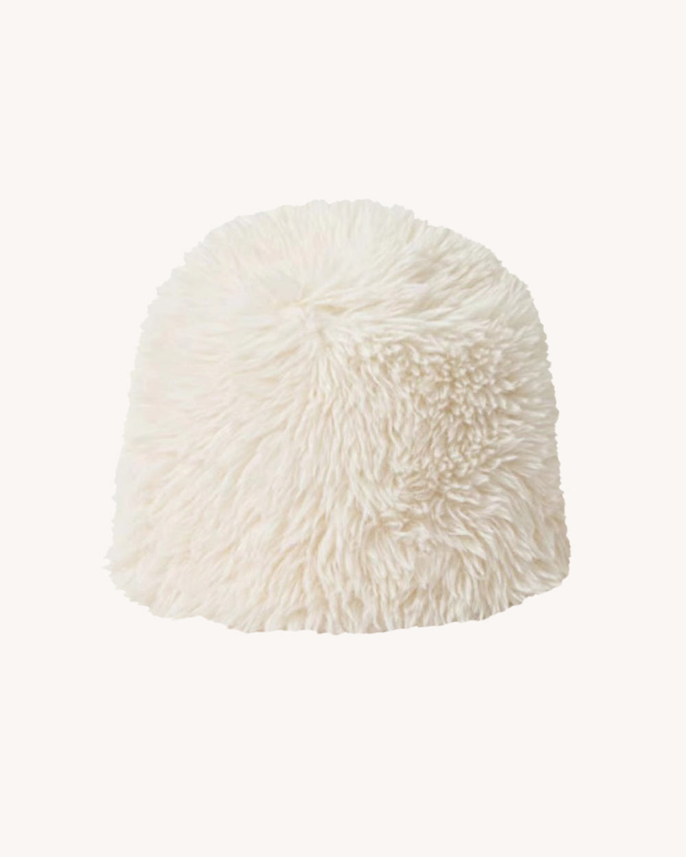 So Extra Furry Hat-Beige-Regular-Mock--Model---S