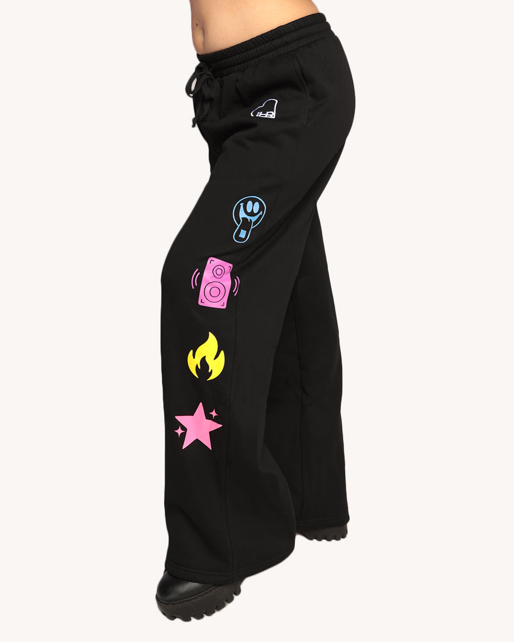 iHeartRaves Wide Legs Sweatpants - Image 35354162823351