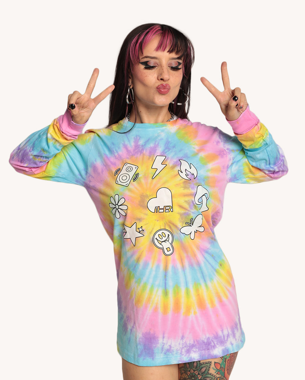iHeartRaves Lineup Long Sleeve - Image 35354175471799
