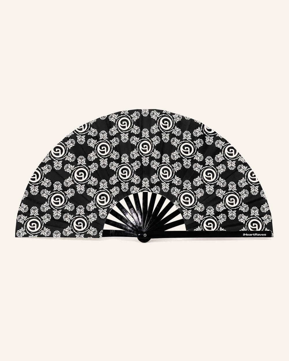 Deorro x iHR Silver Reflective Hand Fan - Image 1