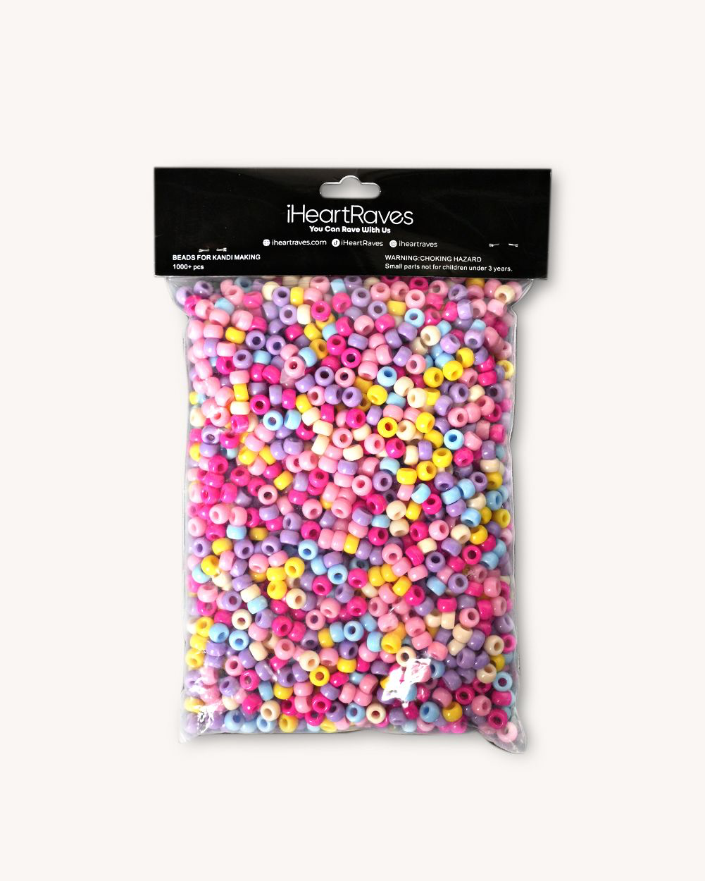 Fabulous Pastel Kandi Beads Pack-Regular-Assorted-Front--Model---S