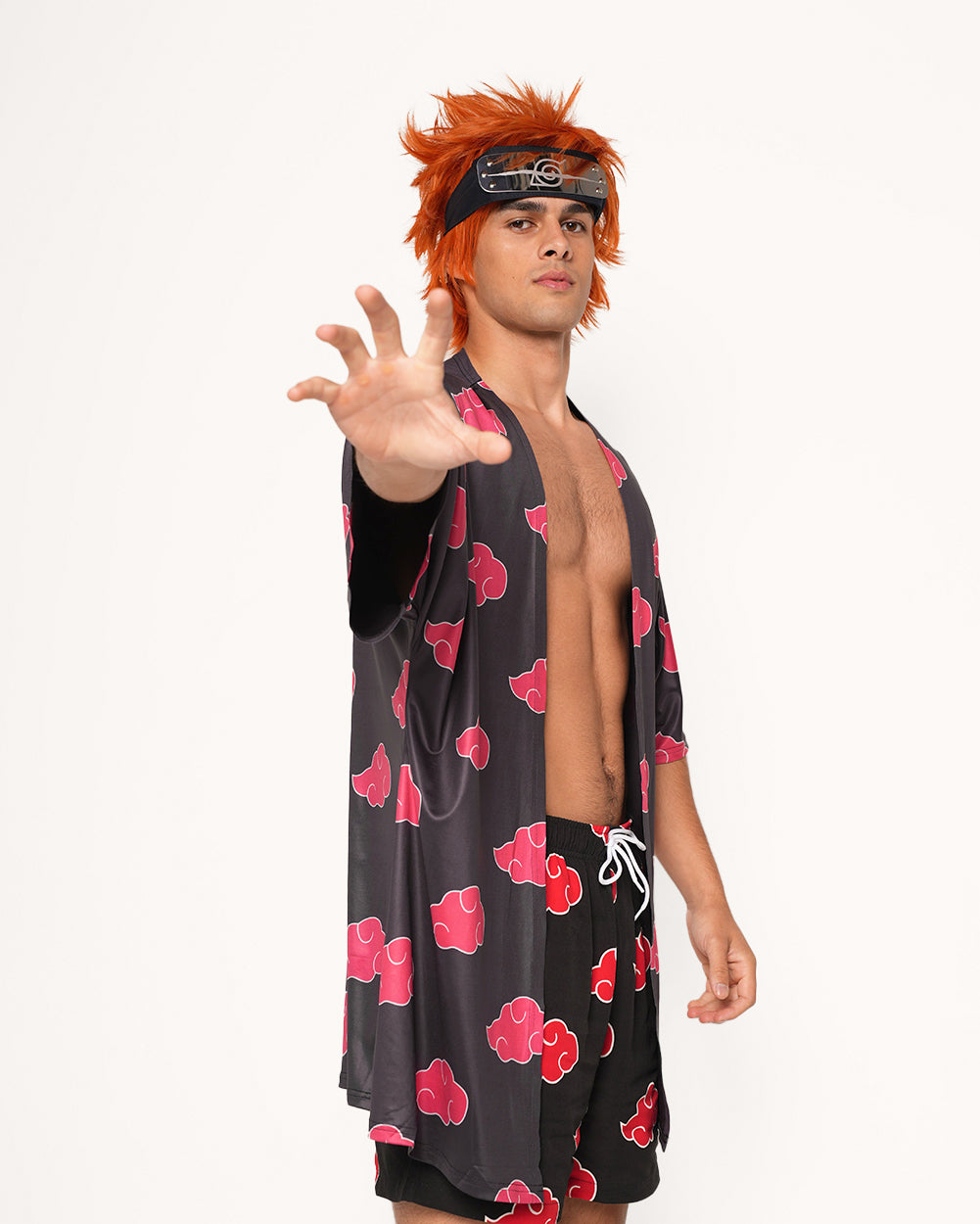 Fire Shadow Robe-Black/Red-Regular-Front2--Jacob---L