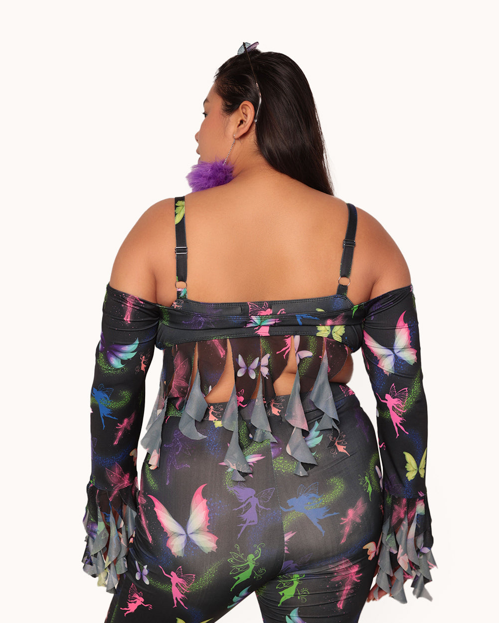 Butterfly Soirée Ultra Crop Top - Image 5