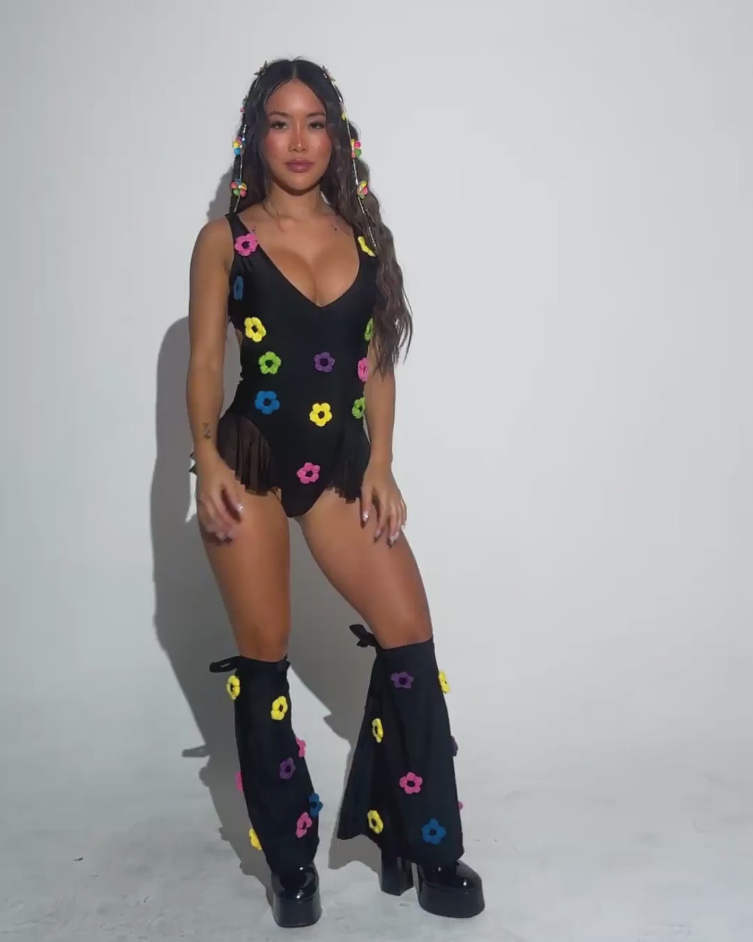 Daisy Dreaming Bodysuit with Leg Covers - Image 35364195795127