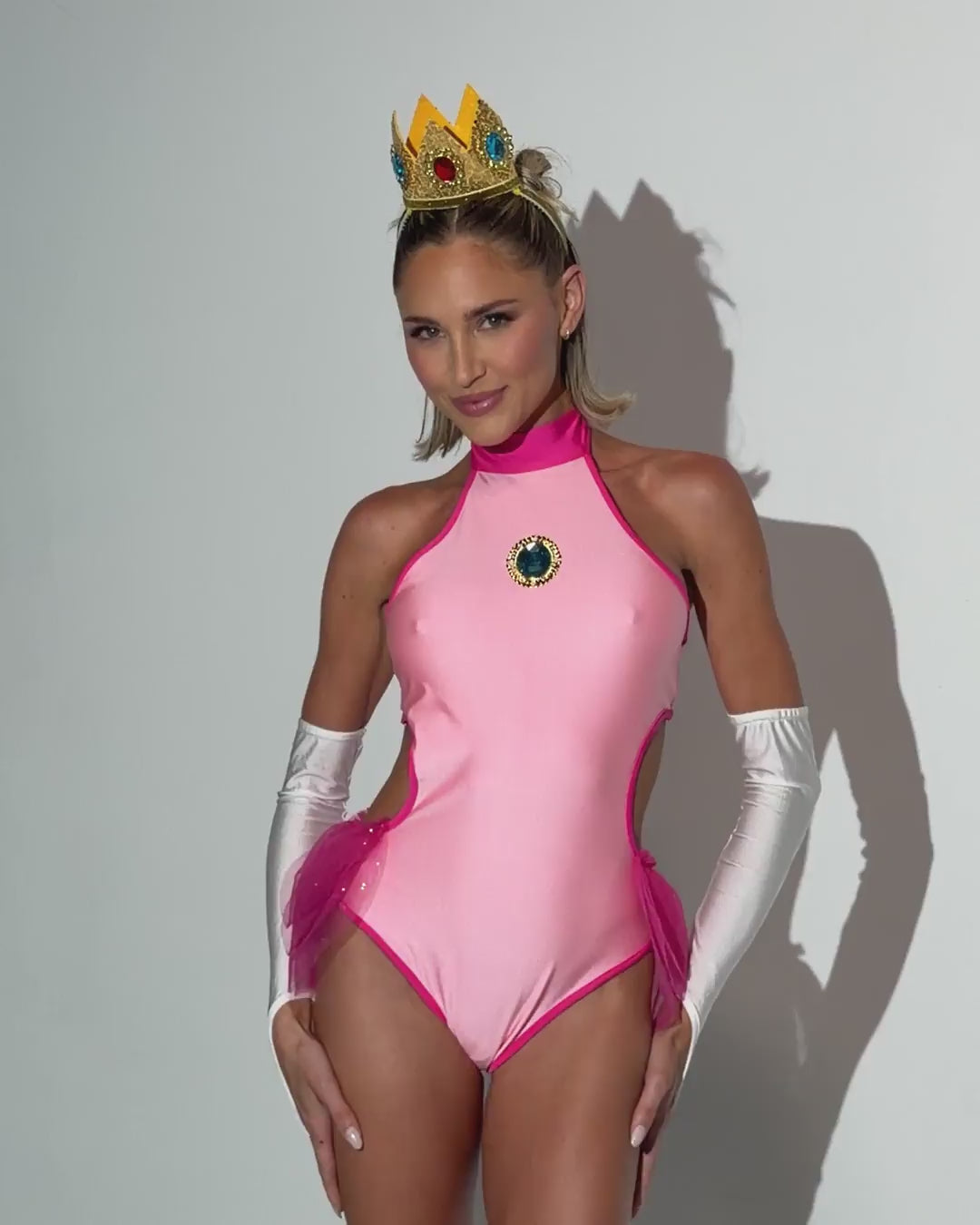Royal Sweetheart Ruffle Bodysuit-allskus