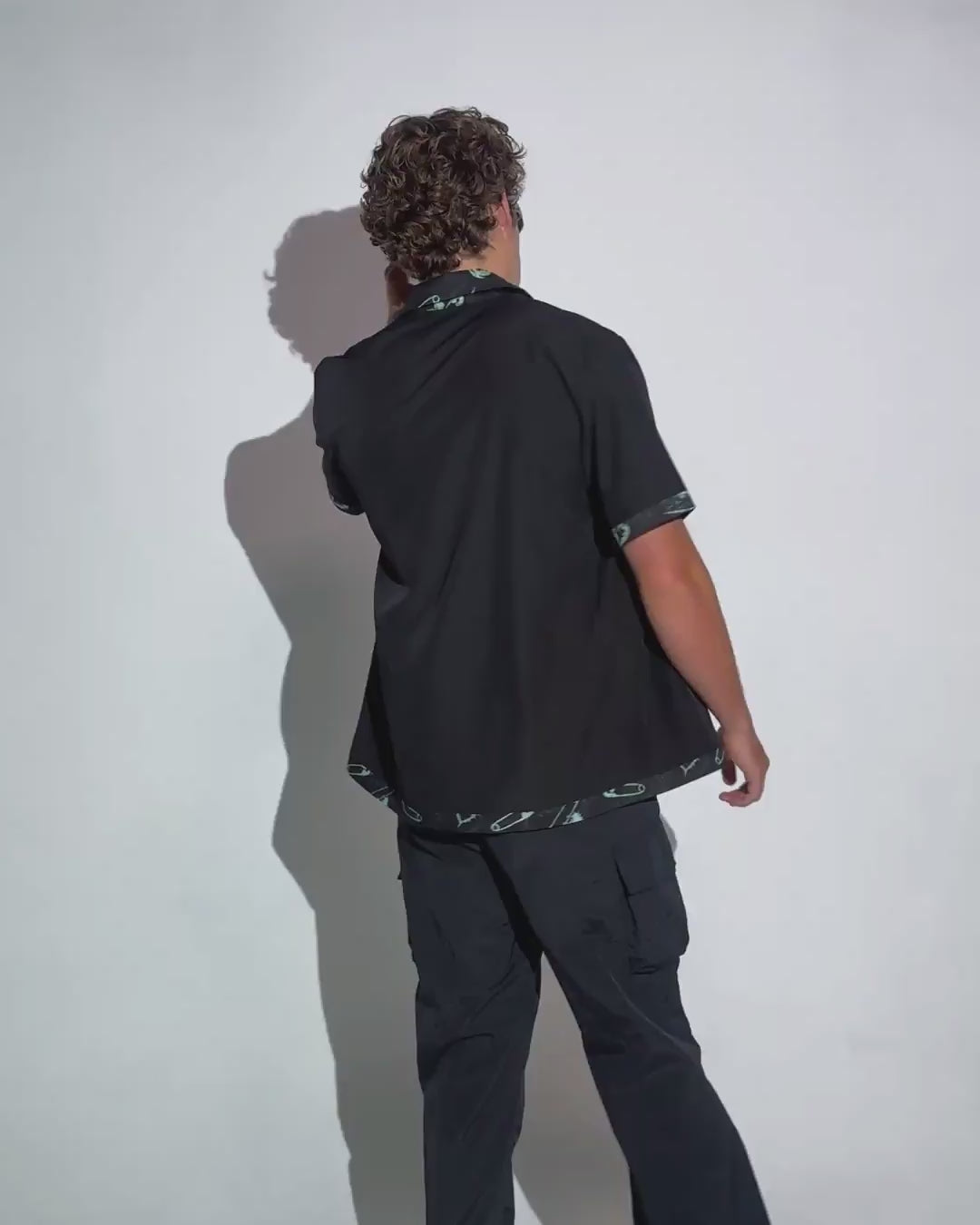 Sunflowerraver x iHR Get Bent Men's Button Up-Men