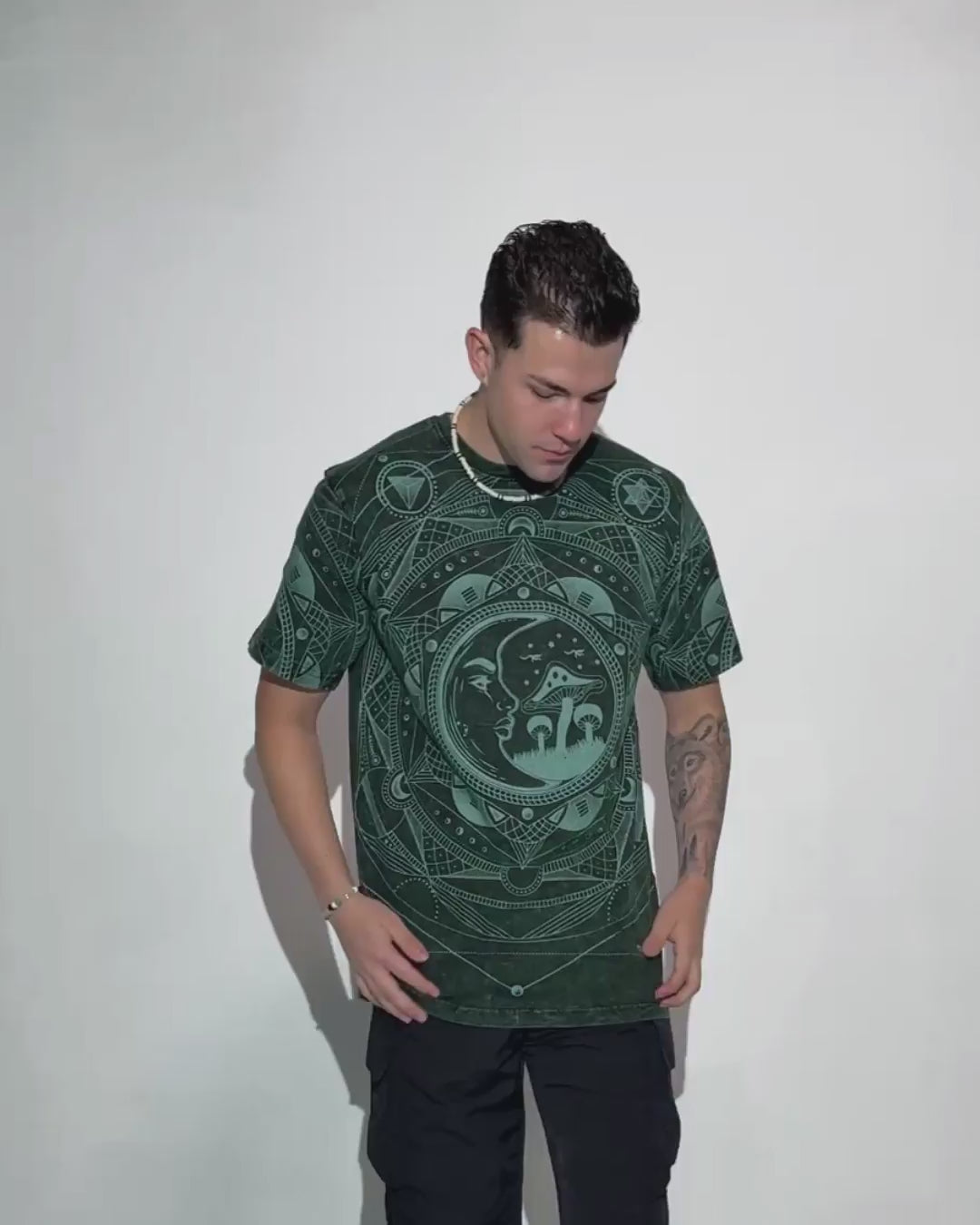 Cosmic Shrooms Unisex T-Shirt - Image 34479893741751