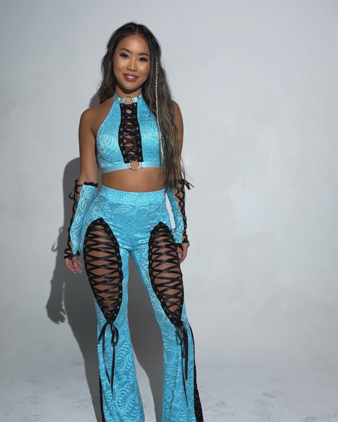 Jami Jones x iHR Lace Me Up Pants - Image 33292314607799