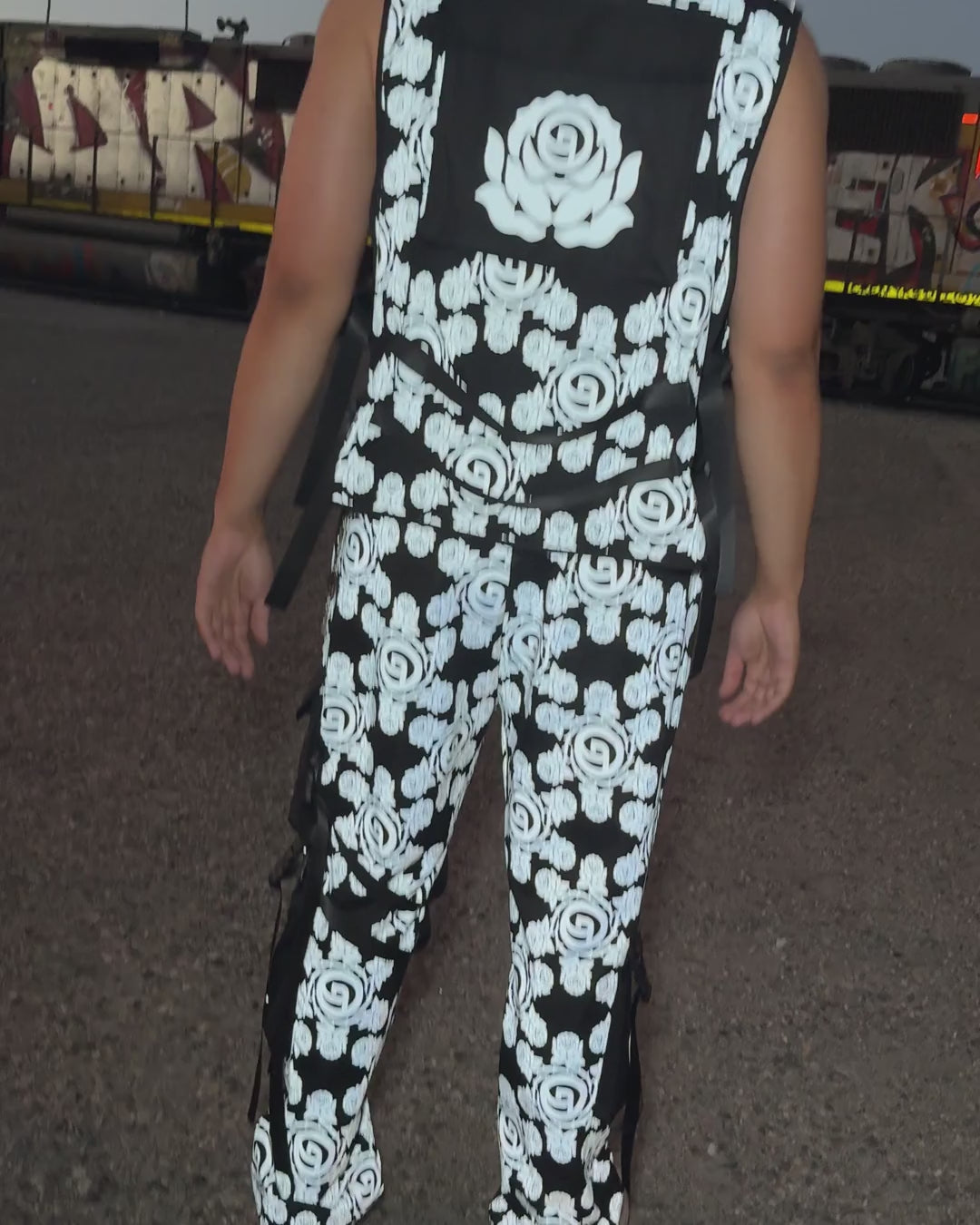 Deorro x iHR Silver Reflective Pants - Image 38363790213303