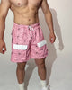 Feel the Rage Demon Slayer Cargo Shorts-Black/Pink-Regular-allskus