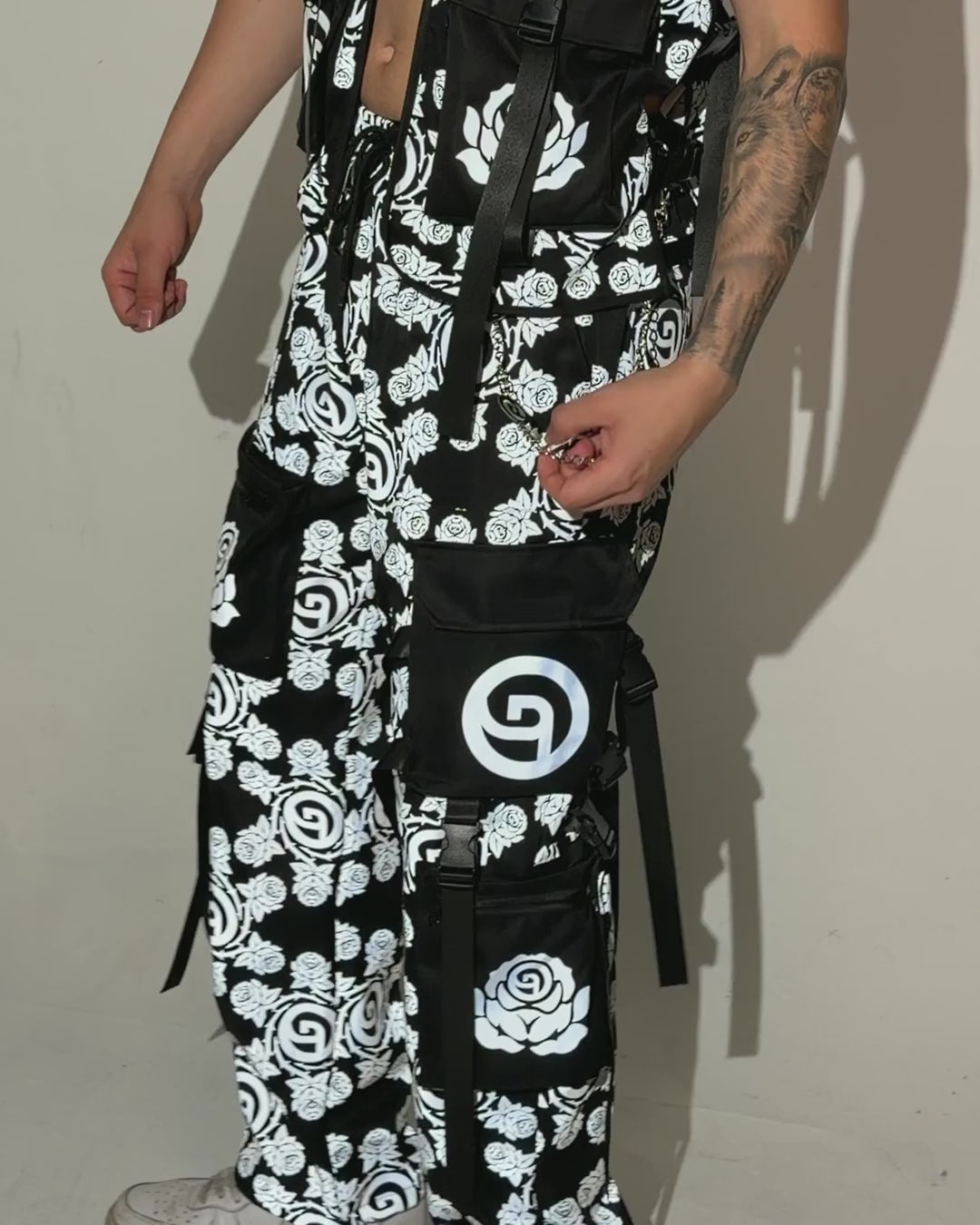 Deorro x iHR Silver Reflective Pants - Image 71089954488503