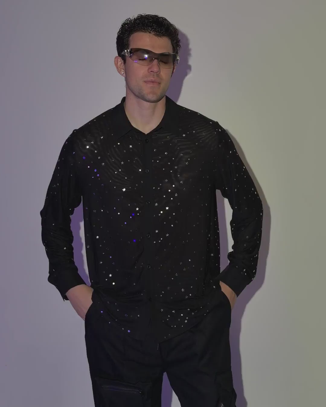 Holo Star Long Sleeve Shirt - Image 71090181800119