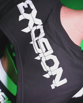 Excision x iHR Charged Up Reflective Ultra Crop Top-Black/Grey-Regular-allskus