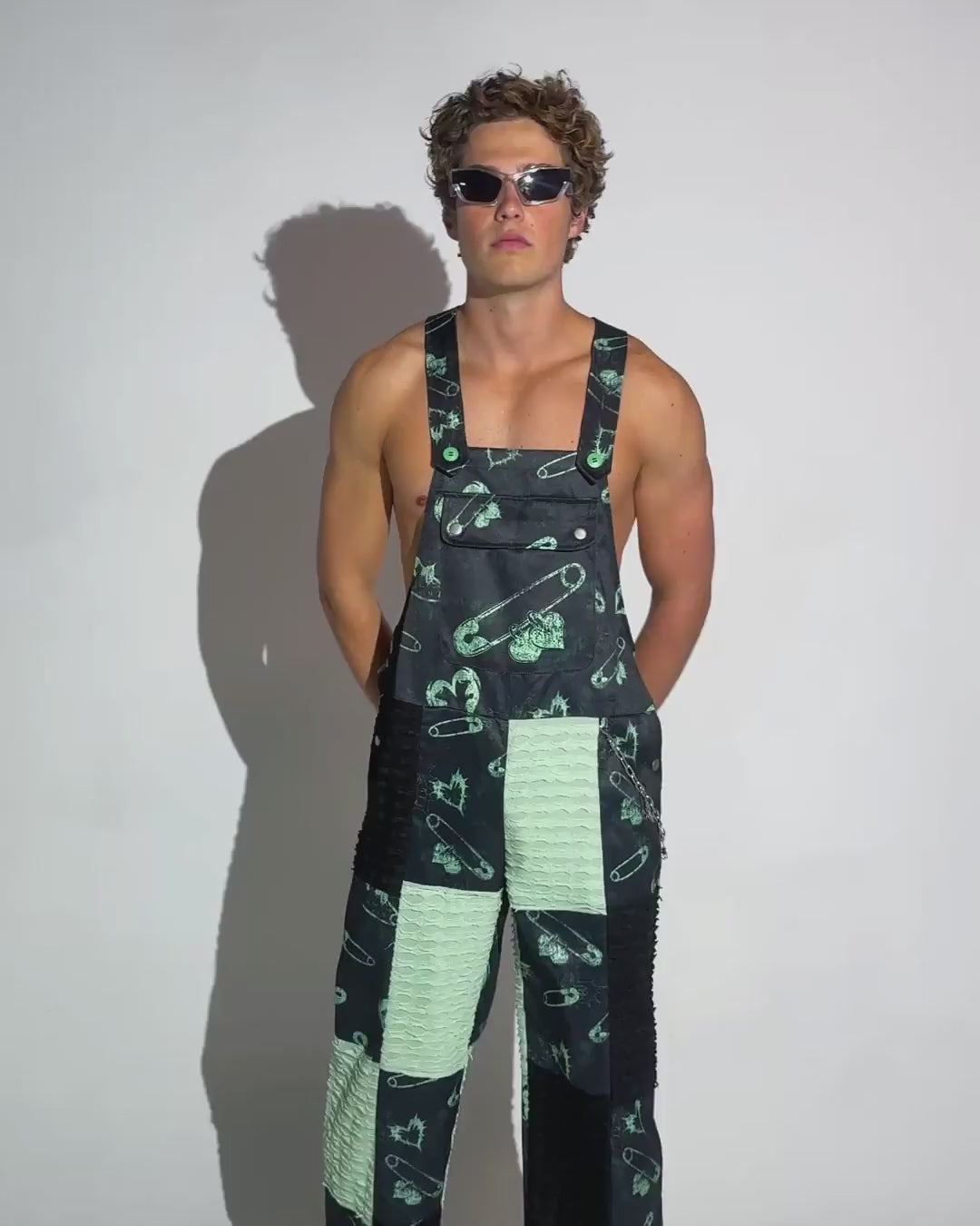 Sunflowerraver x iHR Get Bent Overalls - Image 33546373005495