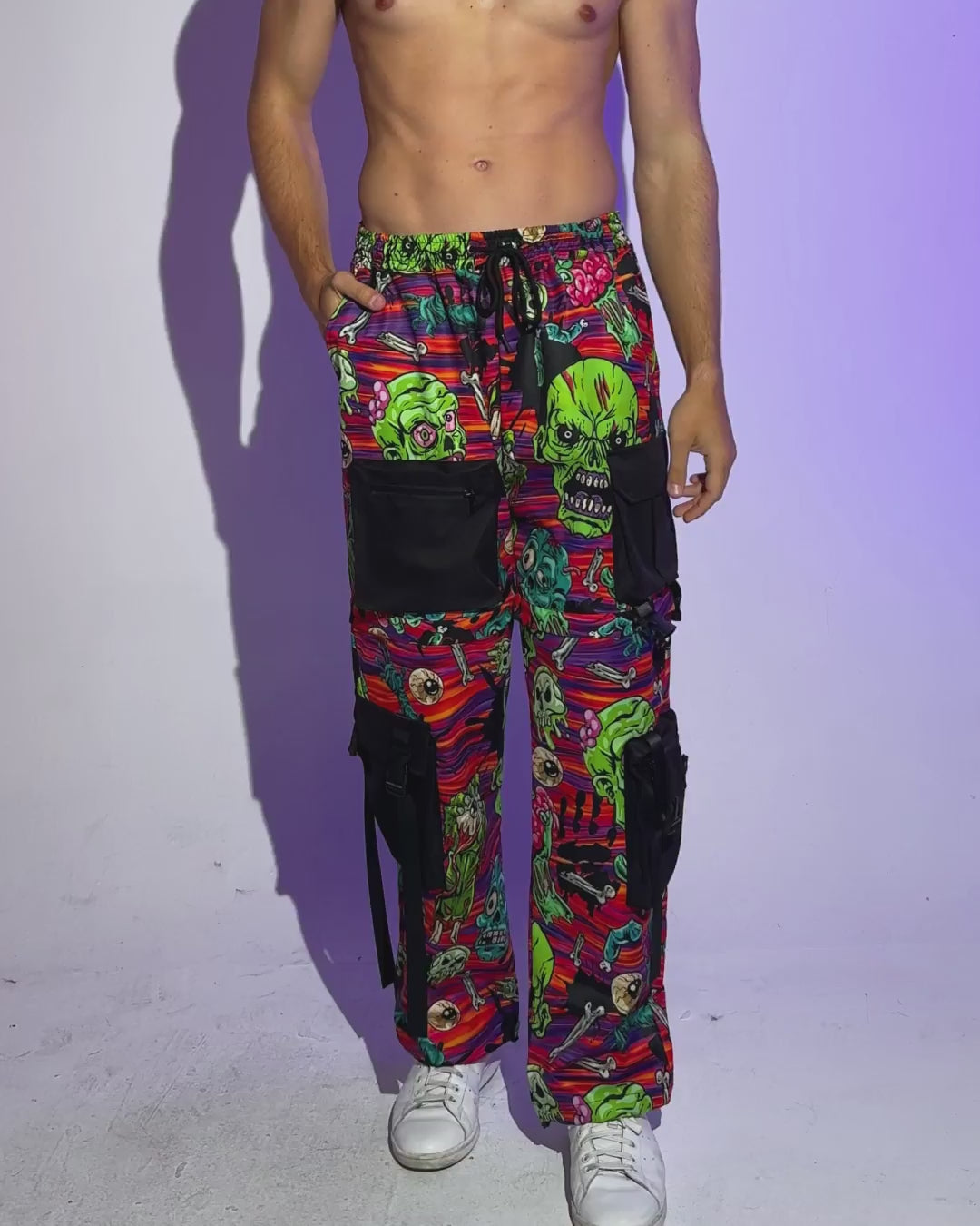Rave With the Undead Zip Away Pants - Image 35771906326711