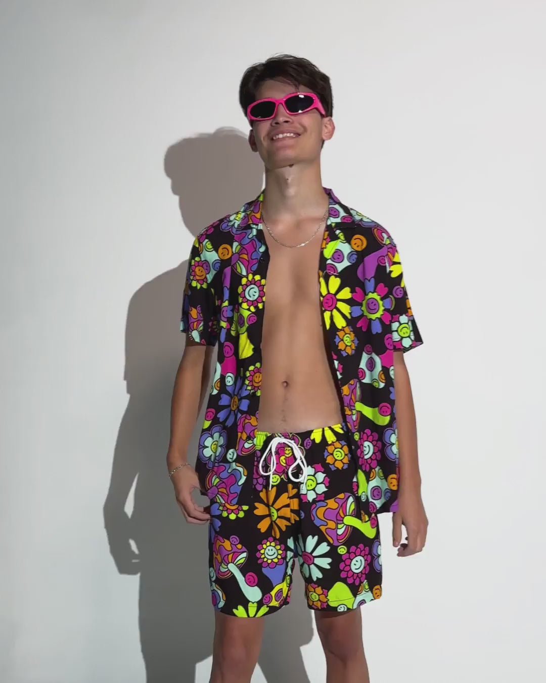 Shroom Bloom Camp Shorts - Image 35110616072375