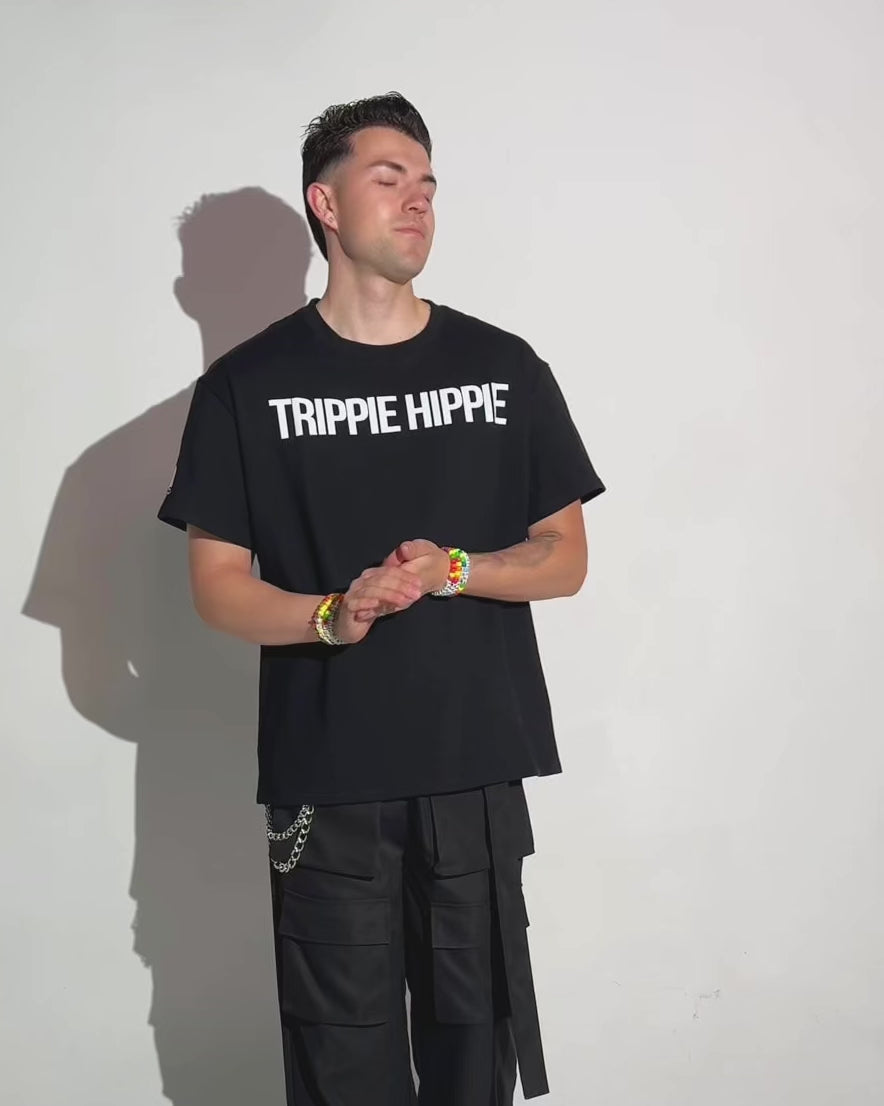 Trippie Hippie Oversized Tee - Image 32617137143991