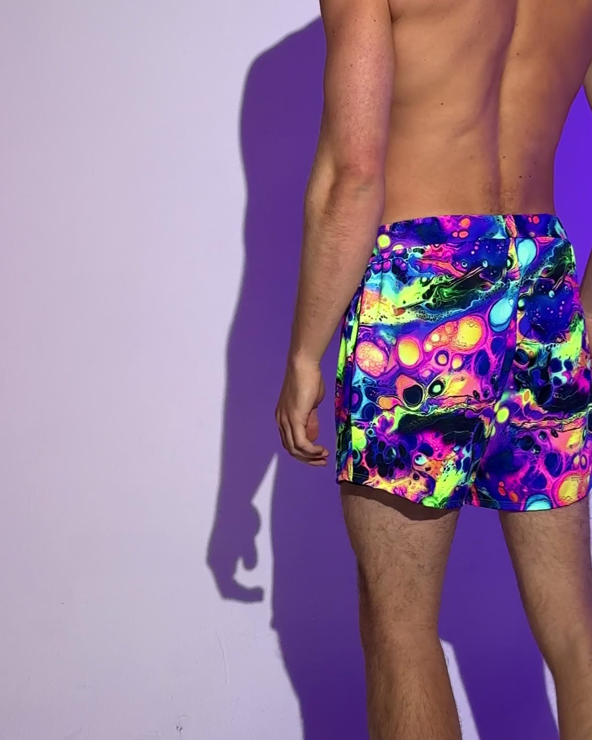 Acid Aura Rolita Couture x iHR Easy Rider Shorts - Image 35550772527287