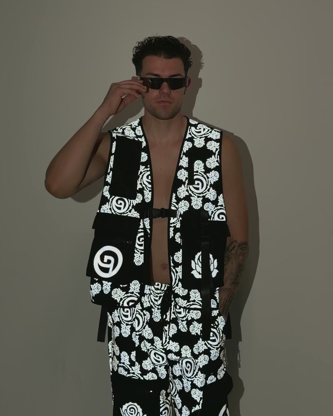 Deorro x iHR Silver Reflective Vest - Image 71089954422967