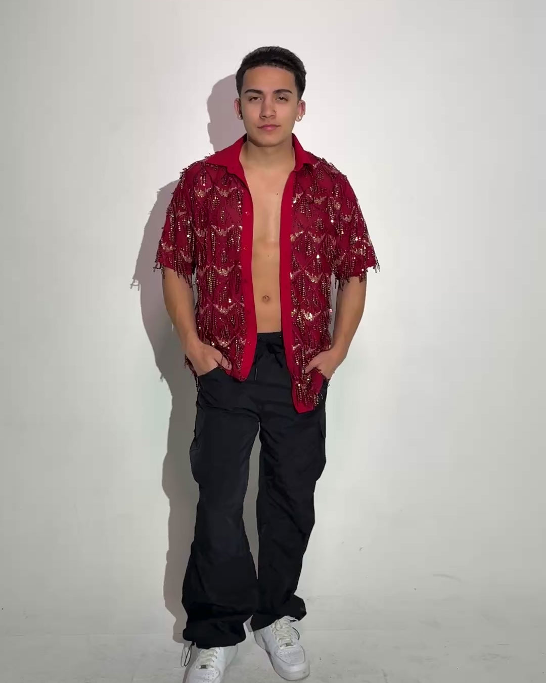 Dusk Till Dawn Sparkle Button Up-Men