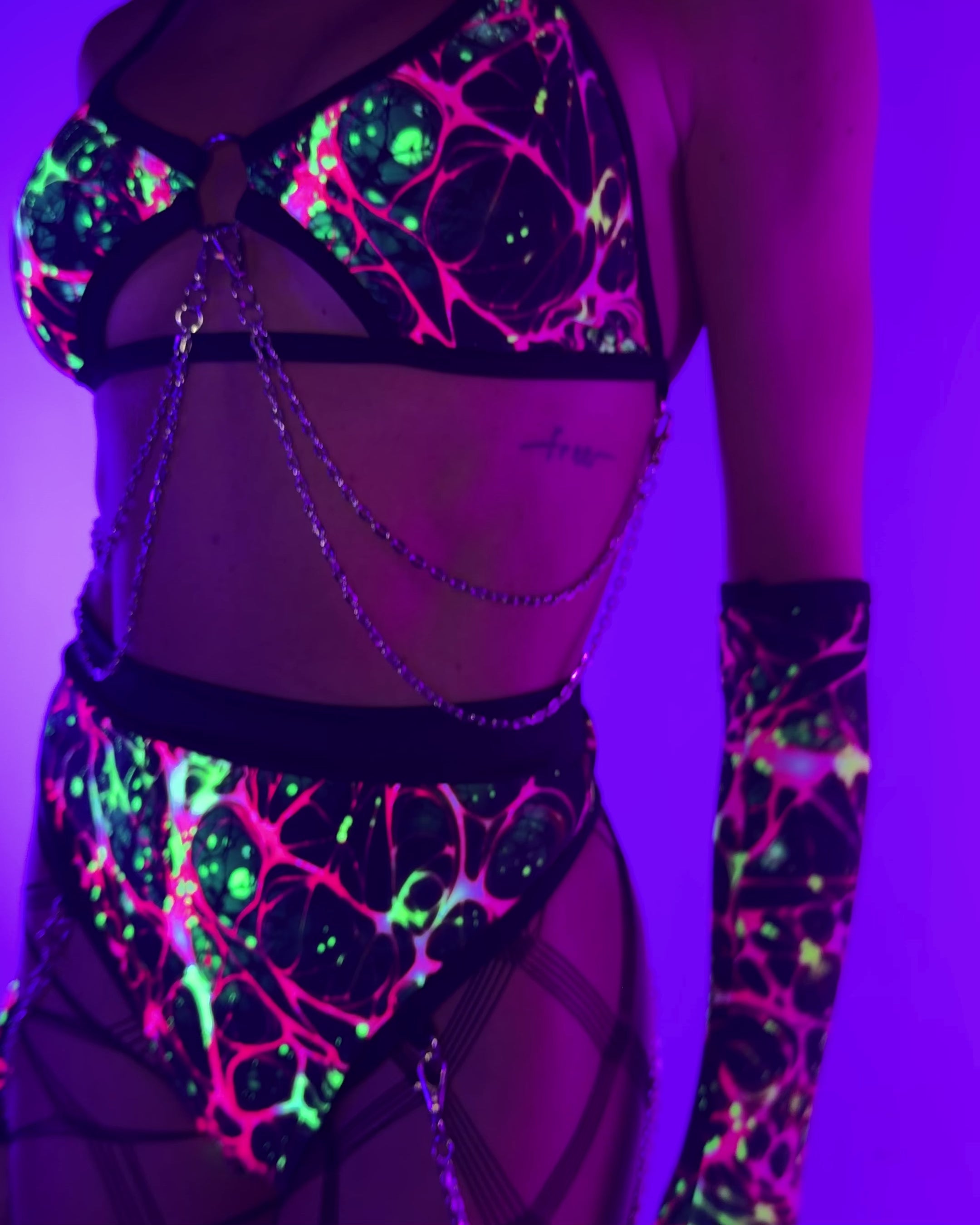 Rolita Couture x iHR Venom Chain Bralette - Image 37679445541047