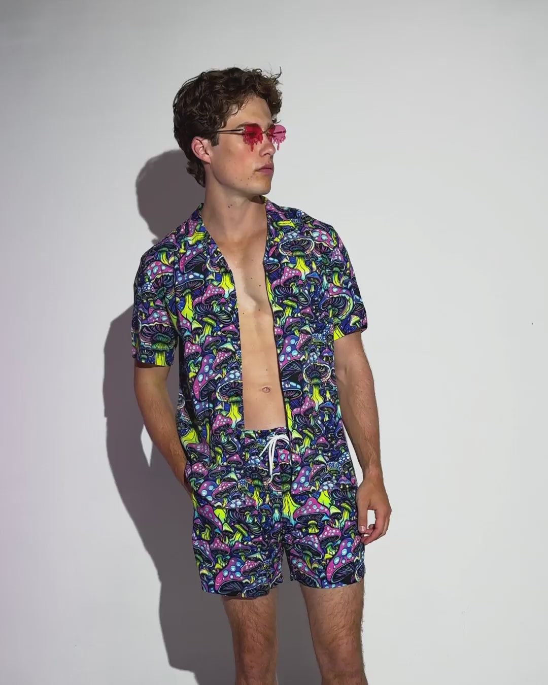 Glowshroom Camp Shorts - Image 35914596352183