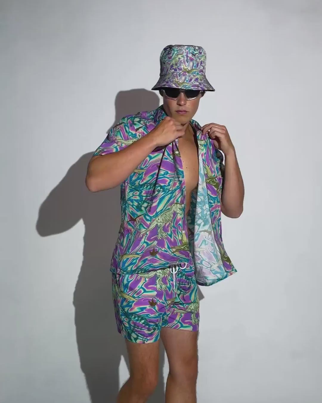 Dino Daze Camp Shirt-Men