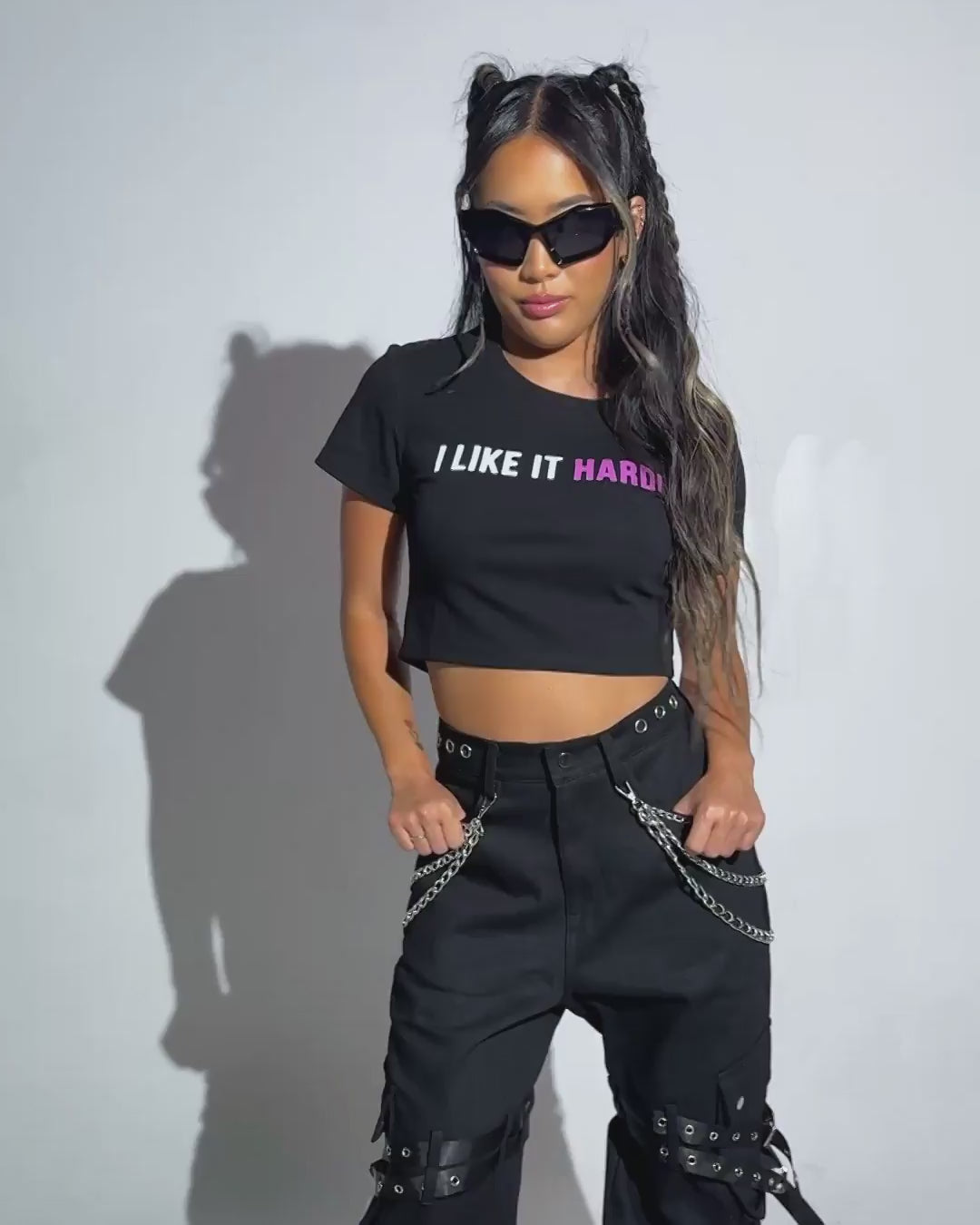 I Like It Hard Cropped Tee - Image 33242680819895