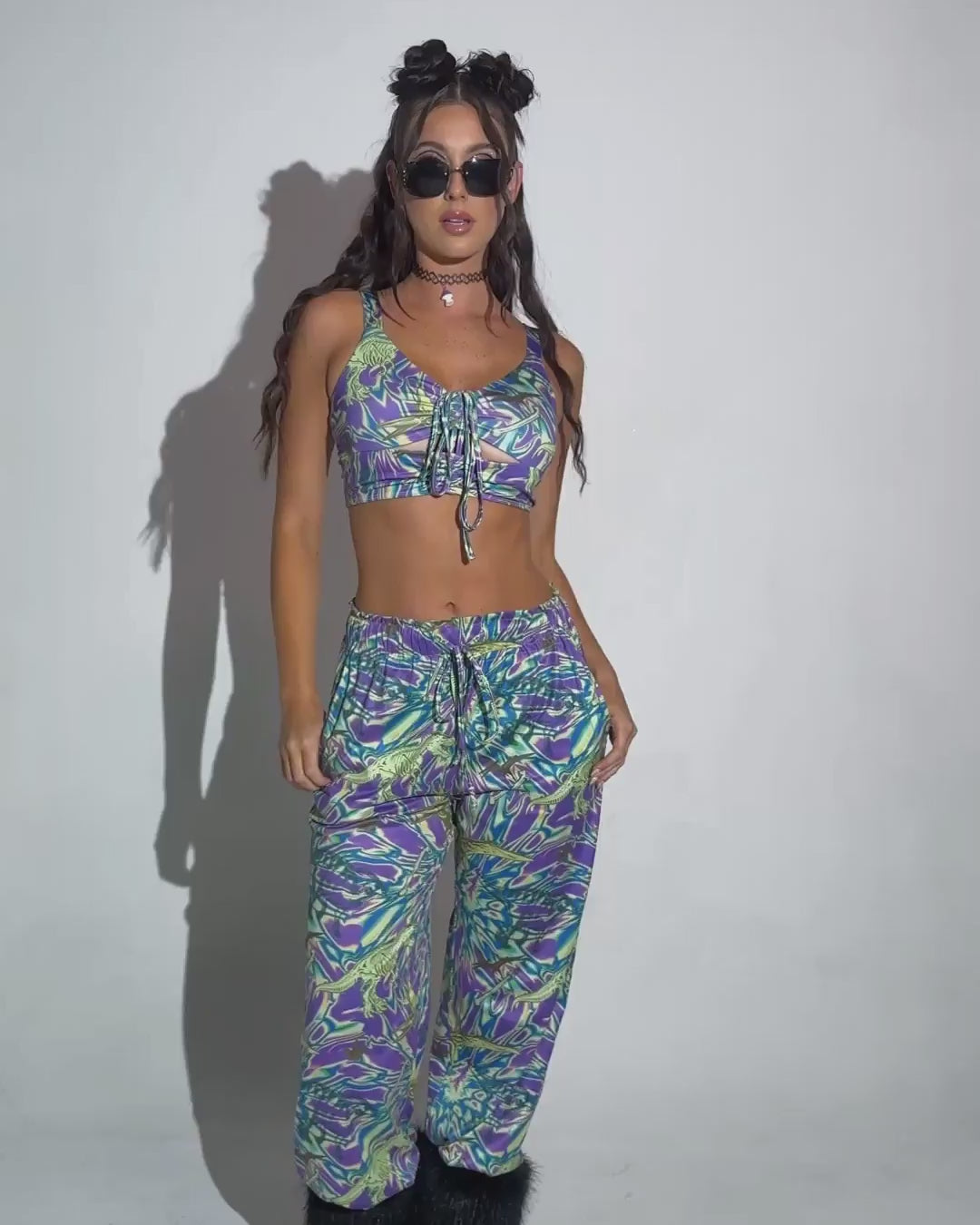 Dino Daze Harem Pants - Image 33537053393079