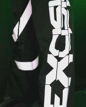 Excision x iHeartRaves Electric Surge Reflective Pants-Black/Grey-Regular-allskus