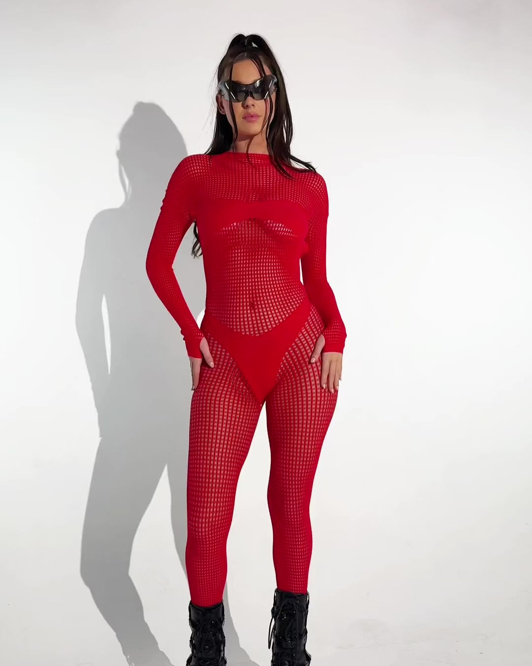 Wild Thing Fishnet Jumpsuit - Image 38491144290487