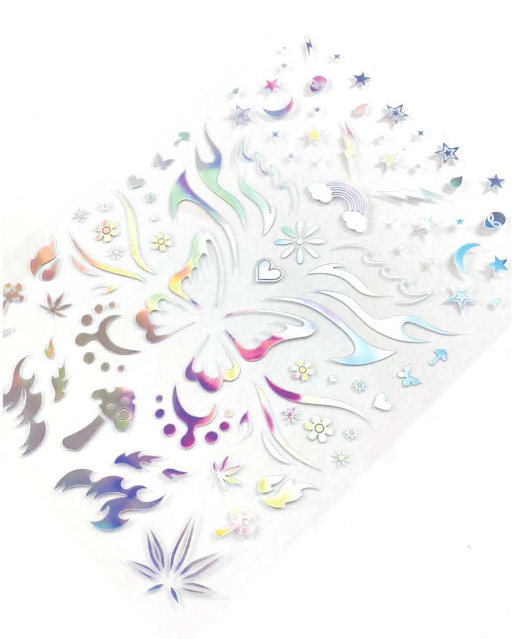 Lunautics Rave Day Face Stickers-Rainbow-Front