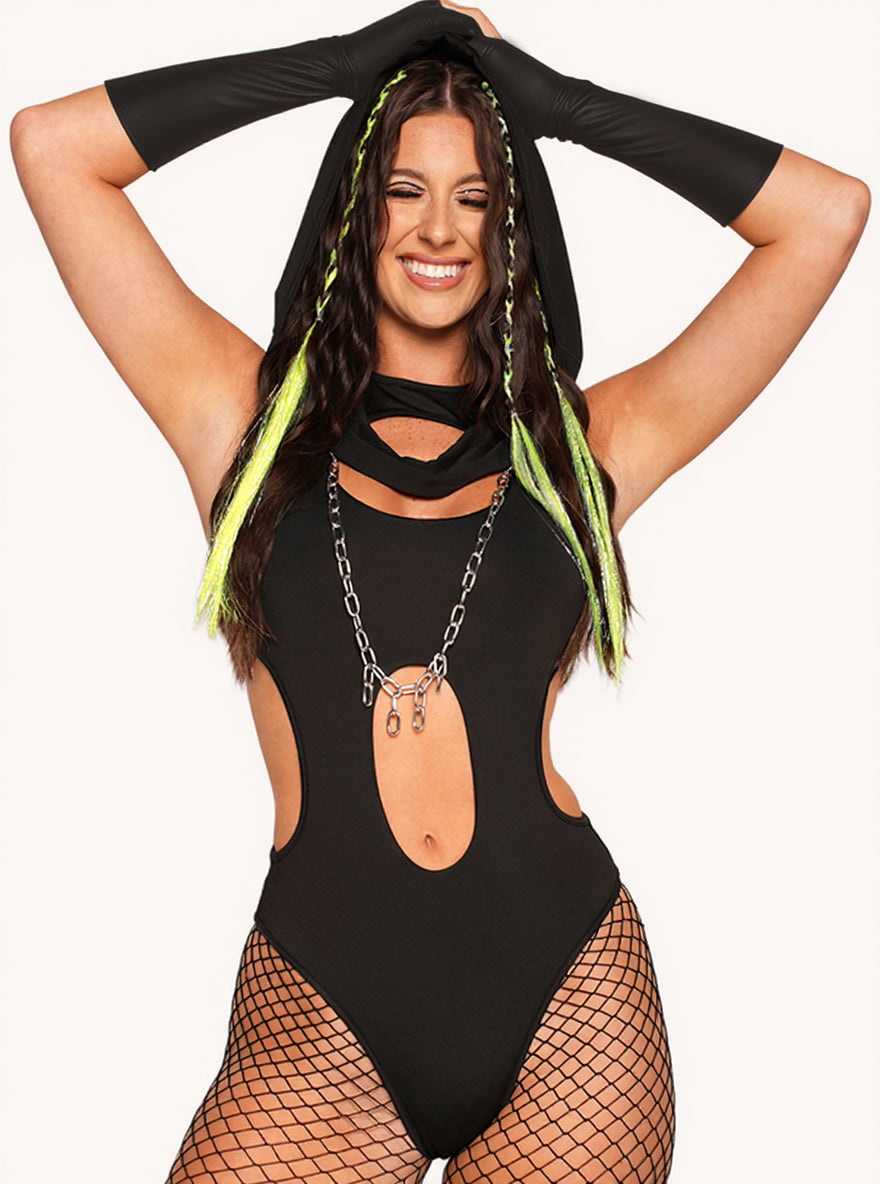 Getting Hyped Bodysuit with Sleeves - Image 33500586639543