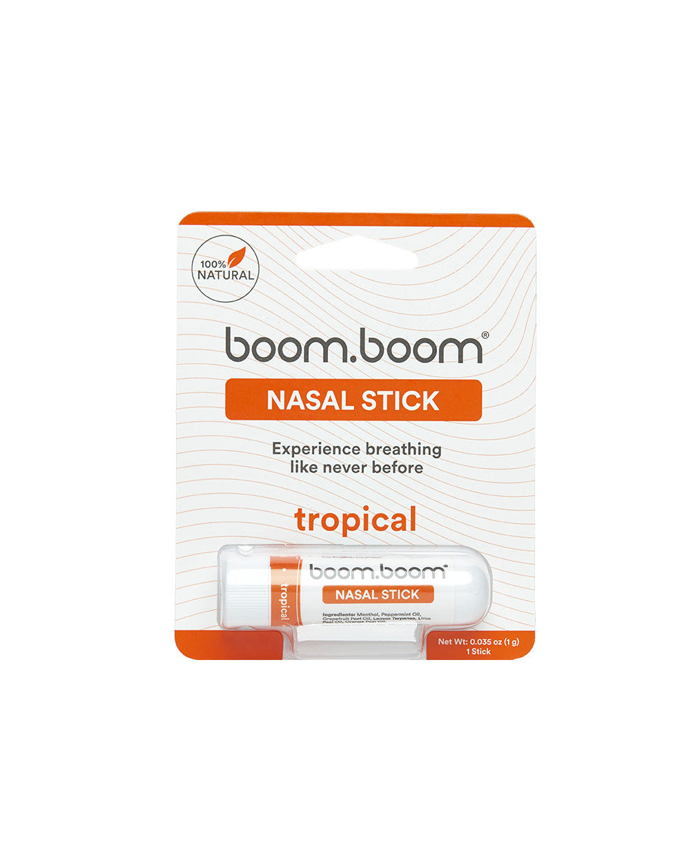 BoomBoom Tropical Rush Energizing Inhaler-Black-Front