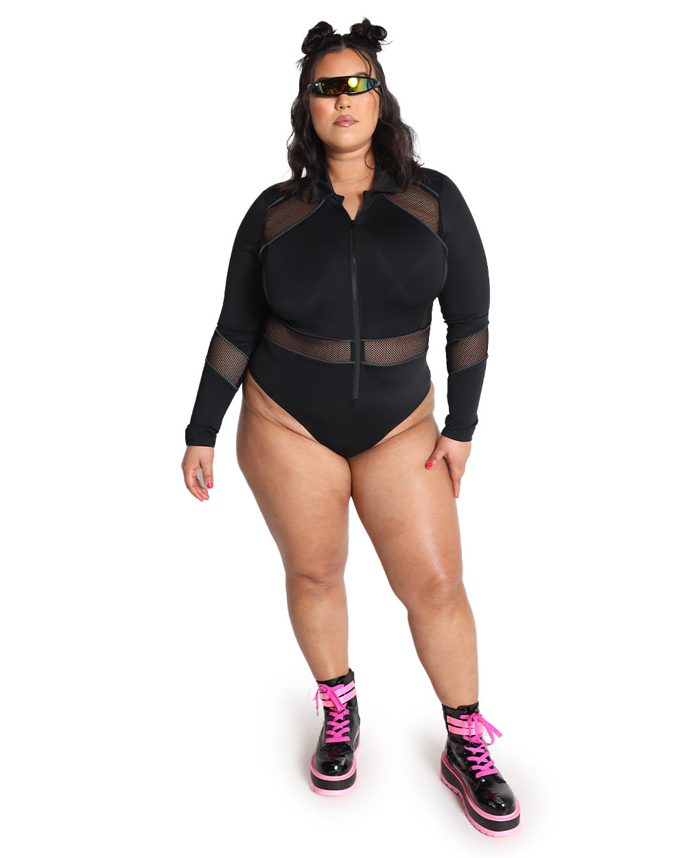 Society's Reflection Mirrored Bodysuit – HARMONIA NY