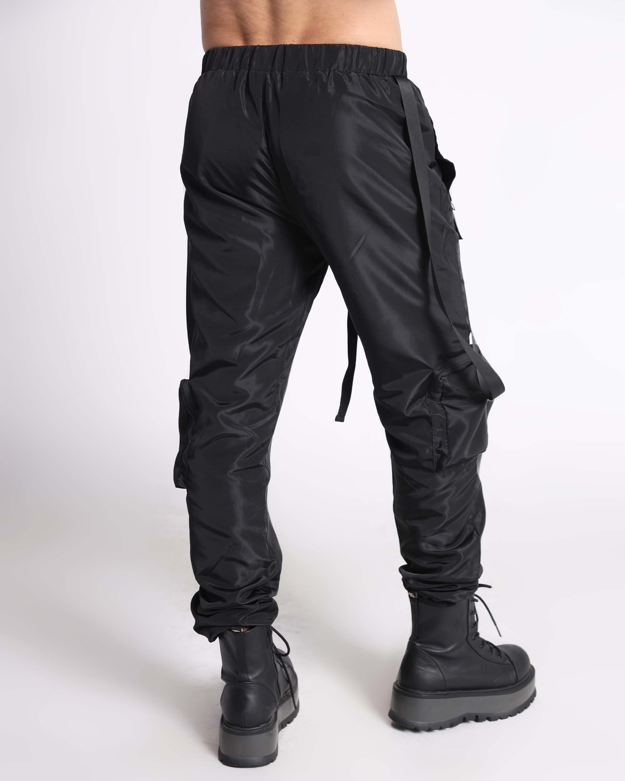 Time 2 Get Lit Reflective Cargo Joggers – iHeartRaves