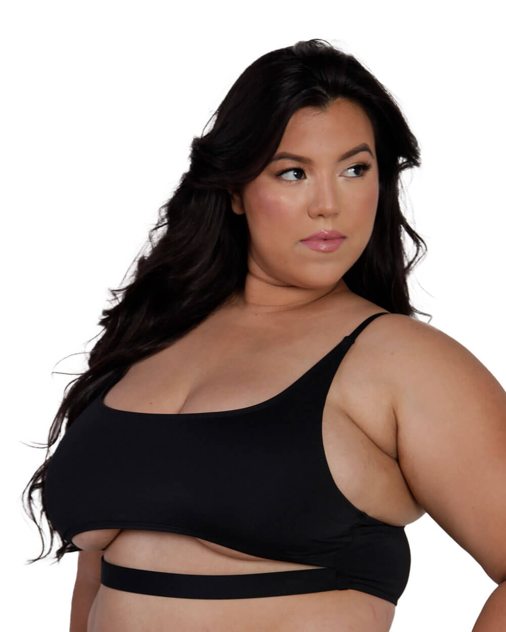 Buy iHeartRaves Women's Underboob Cutout Crop Tops Online at