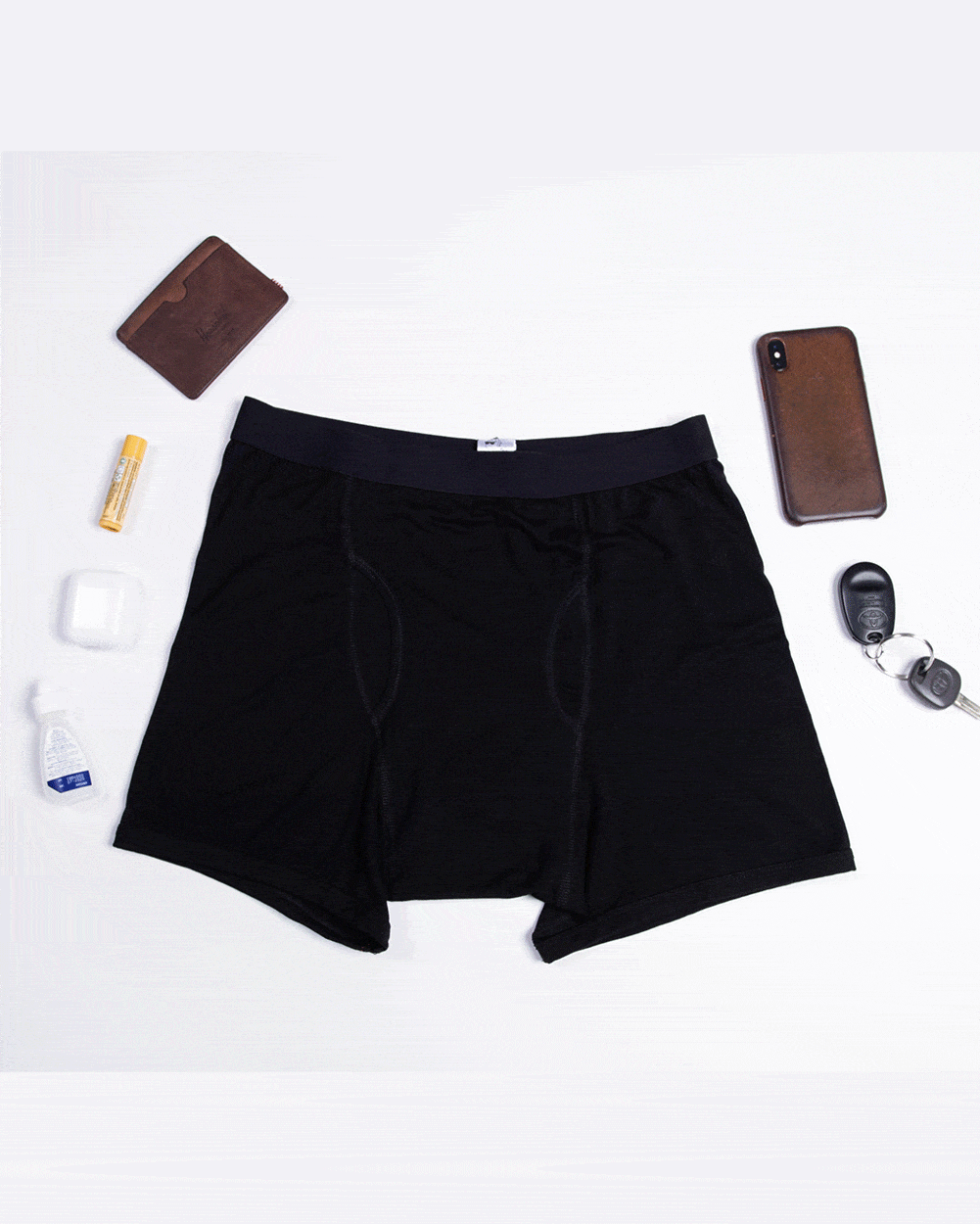 Pocket Underwear for Men with Secret Hidden Front Stash Pocket, Travel Boxer  Brief, XX-Large Size 2 Packs (Black), Black, XX-Large : :  Clothing, Shoes & Accessories